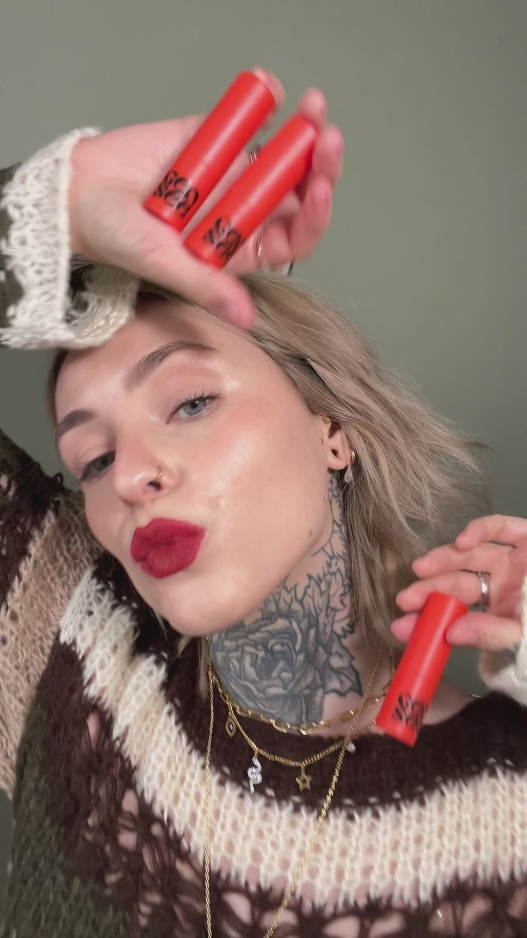 Load video: Winter Lipsticks